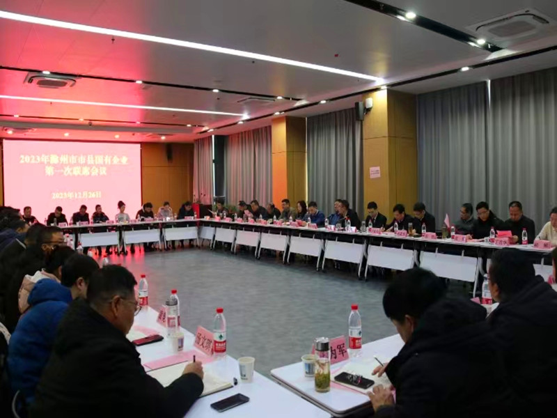 滁州市召开市县国有企业第一次联席会议